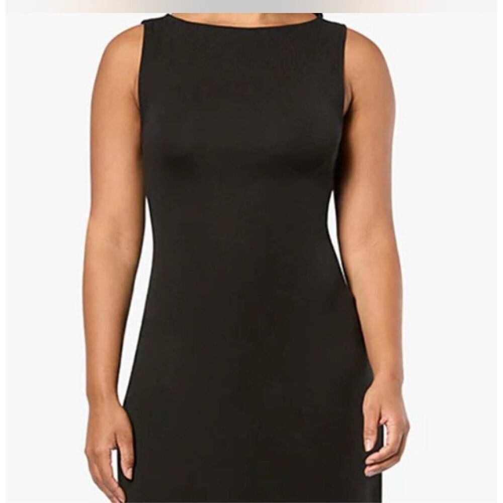 WeWoreWhat Boat Neck Black Long MIDI Dress Size XS New